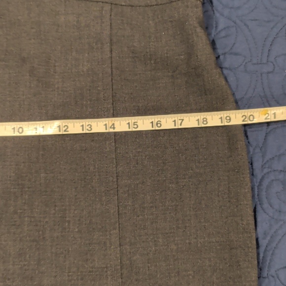 Loft Charcoal/ dark Gray Sleeveless Dress, Size 8 - Picture 10 of 10